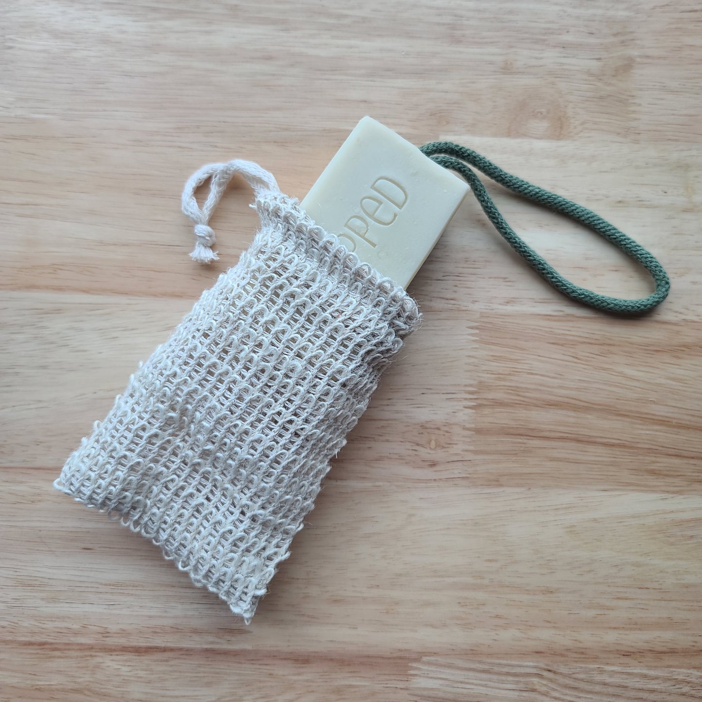 Natural Exfoliating Soap Bag