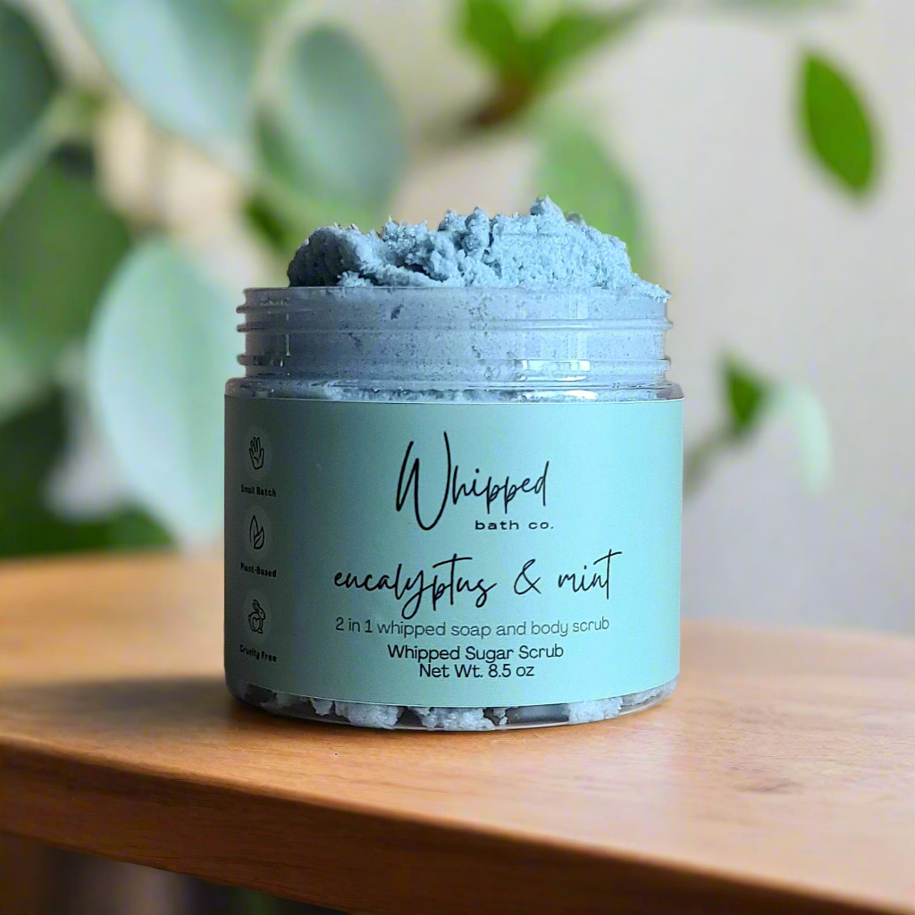 Eucalyptus & Peppermint Whipped Sugar Scrub